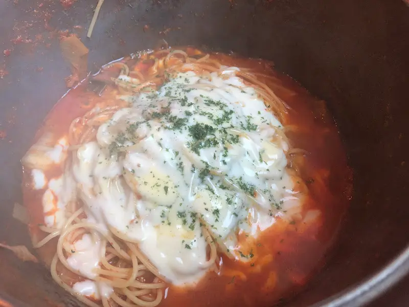 짜글이 스파게티