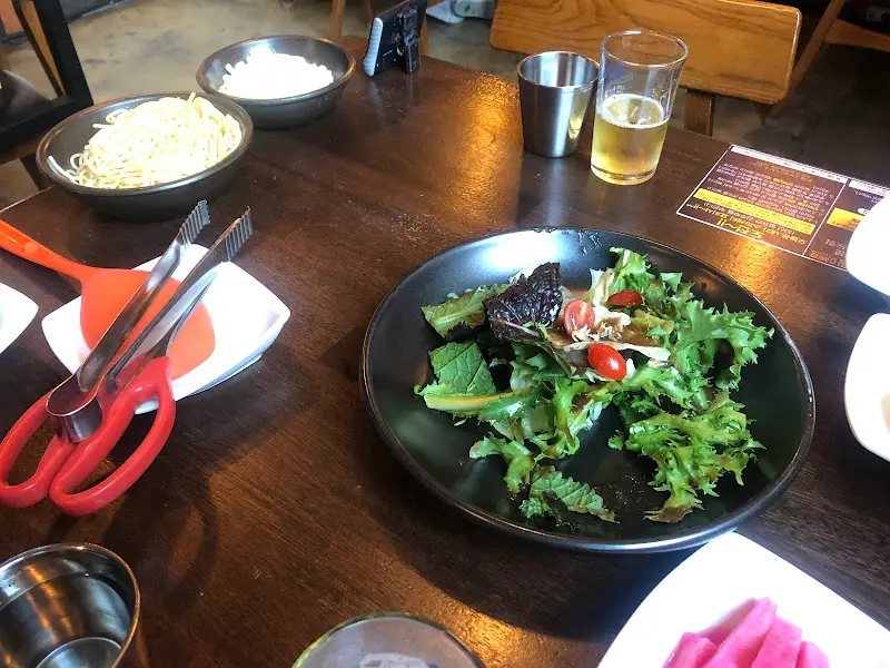 스파게티 면 투하!