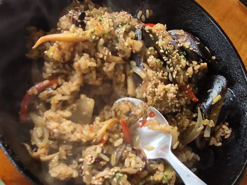 사천식 해산물 볶음밥 리조또