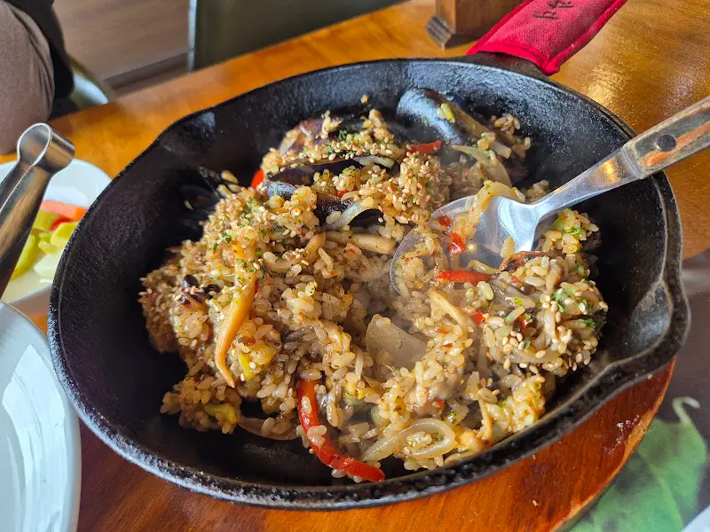 사천식 해산물 볶음밥 리조또