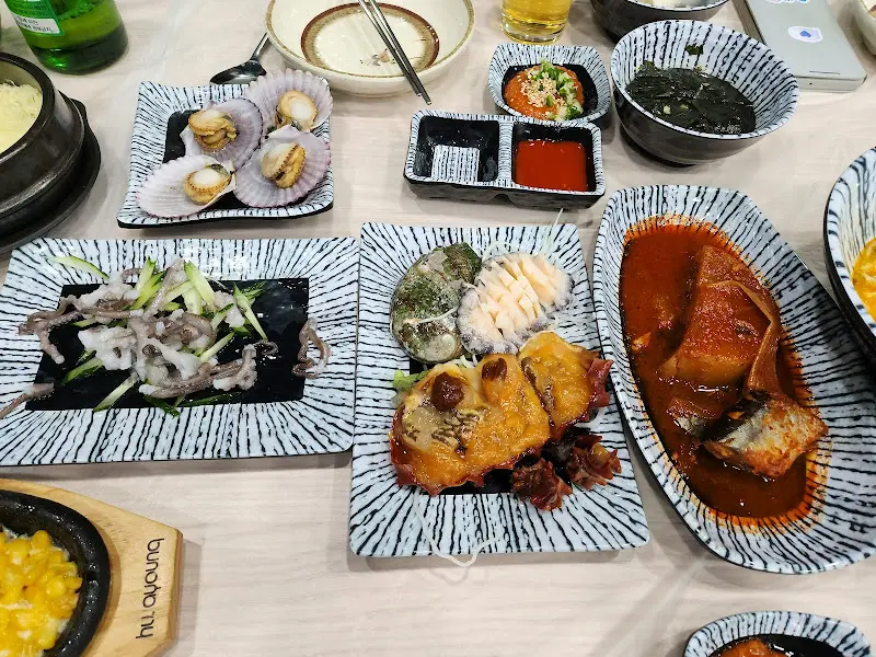 해산물 한 상 차림