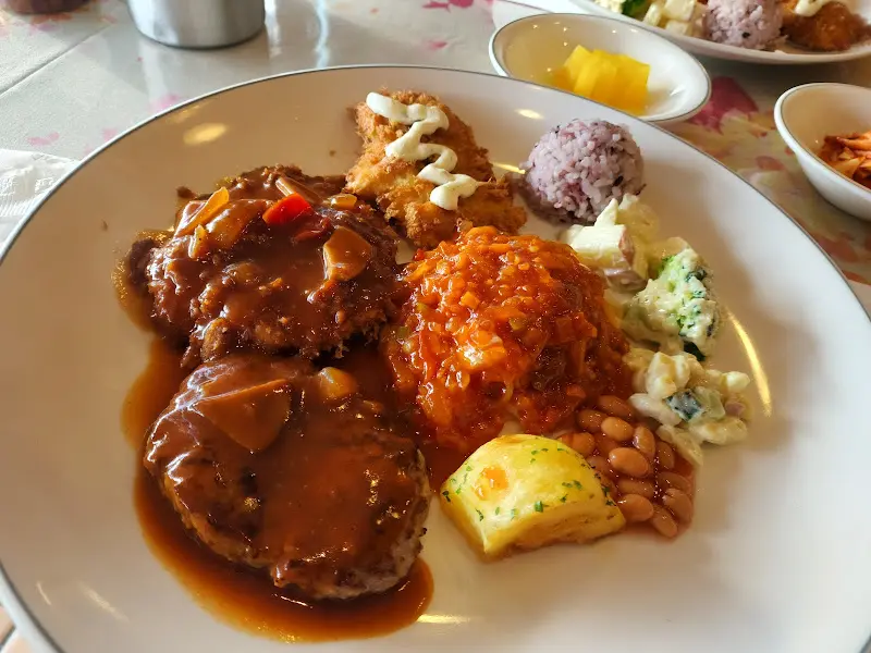 돈까스 & 함박스테이크 콤보