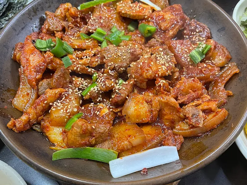 돼지주물럭 확대샷