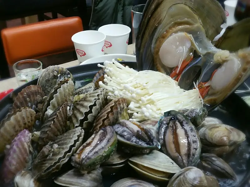 다양한 해산물 메뉴