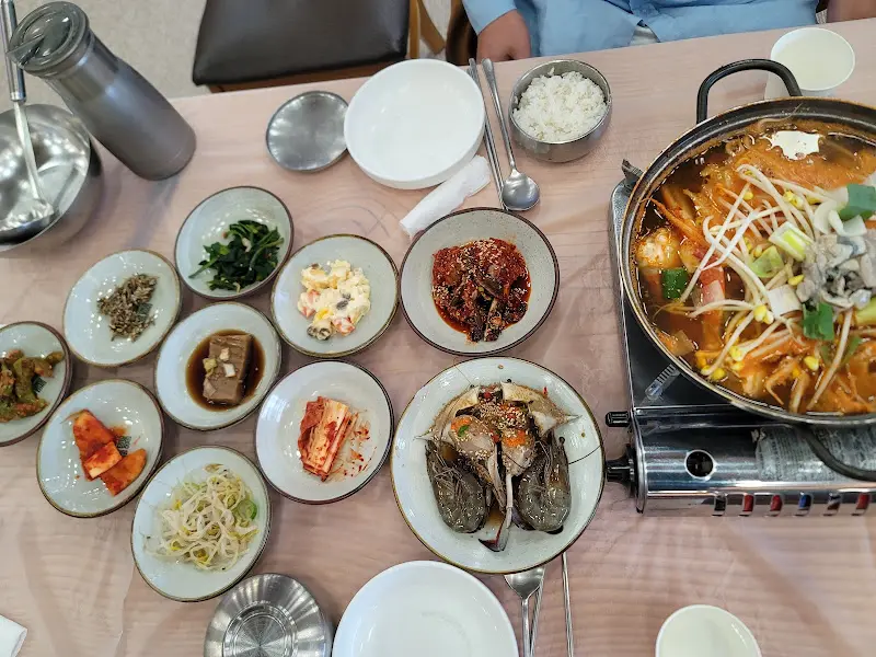 게국지 한상차림