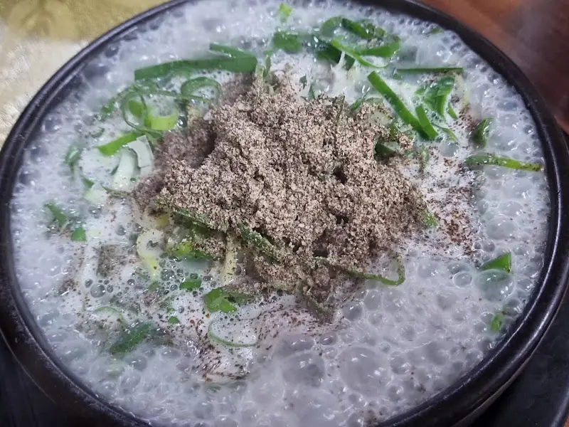 순대국 클로즈업