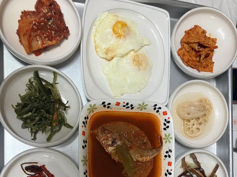 다양한 반찬 클로즈업