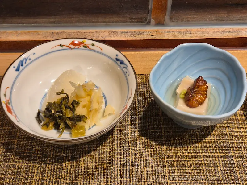 깨두부와 계란찜