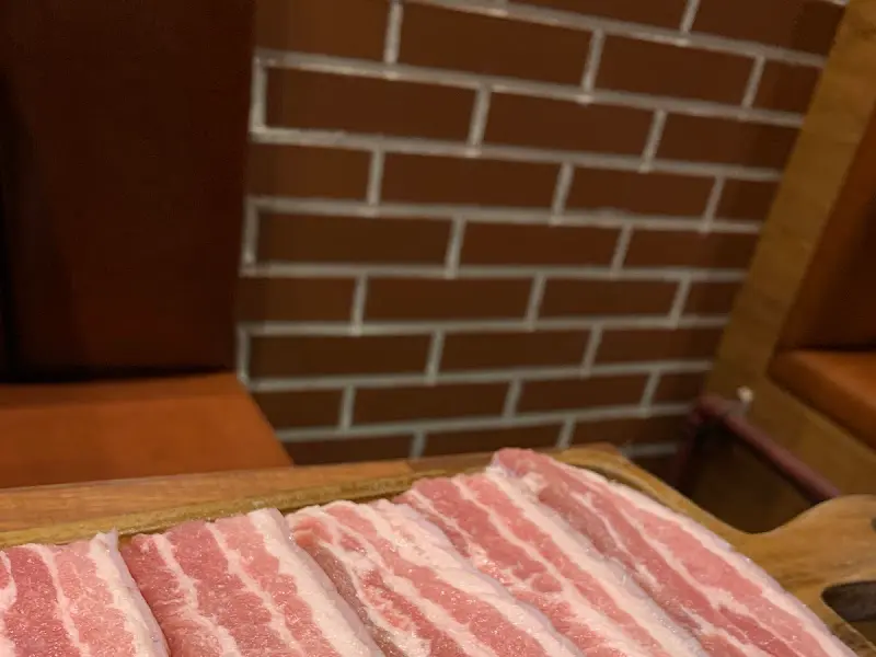 먹음직스러운 오겹살 한 상 차림