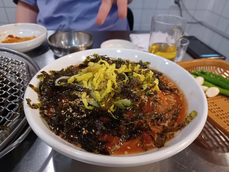 김치말이국수