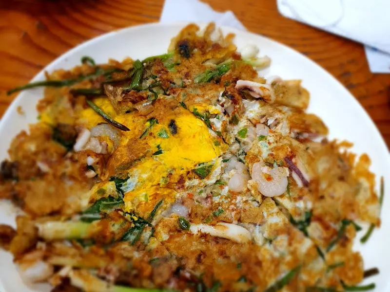 해물이 듬뿍 들어간 해물파전