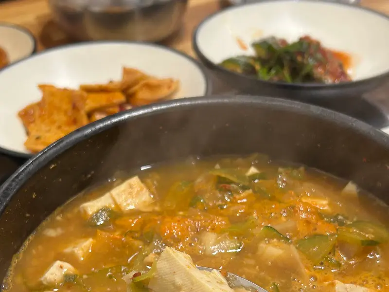 된장찌개의 모습