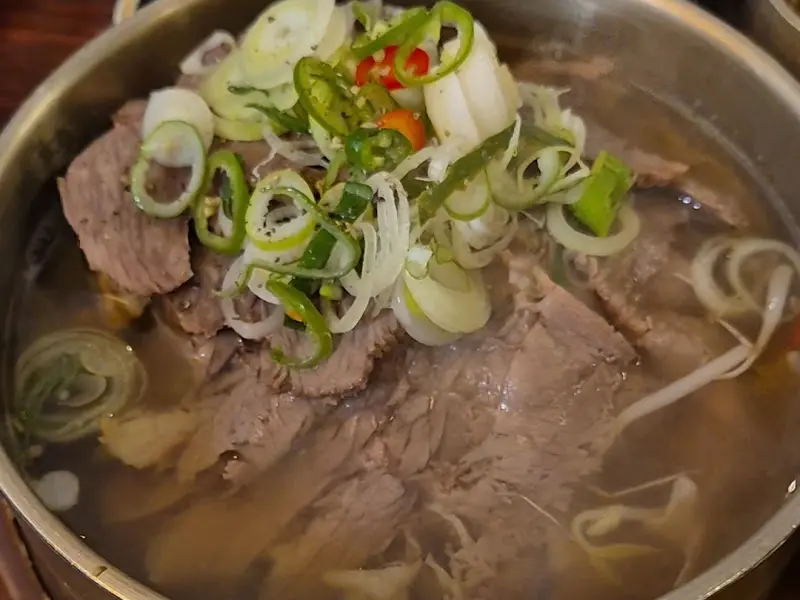 온수반 온면 비주얼