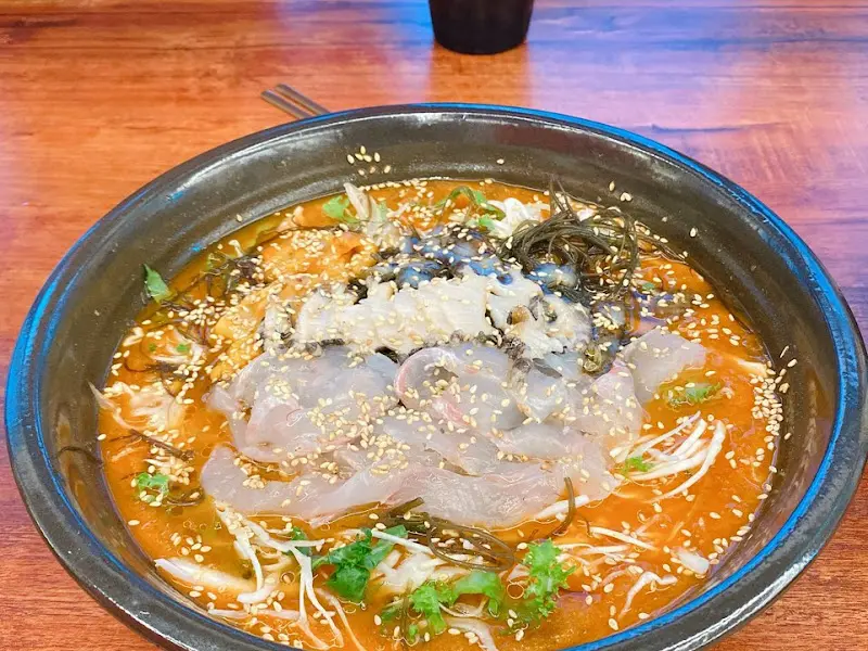 물회 근접 사진