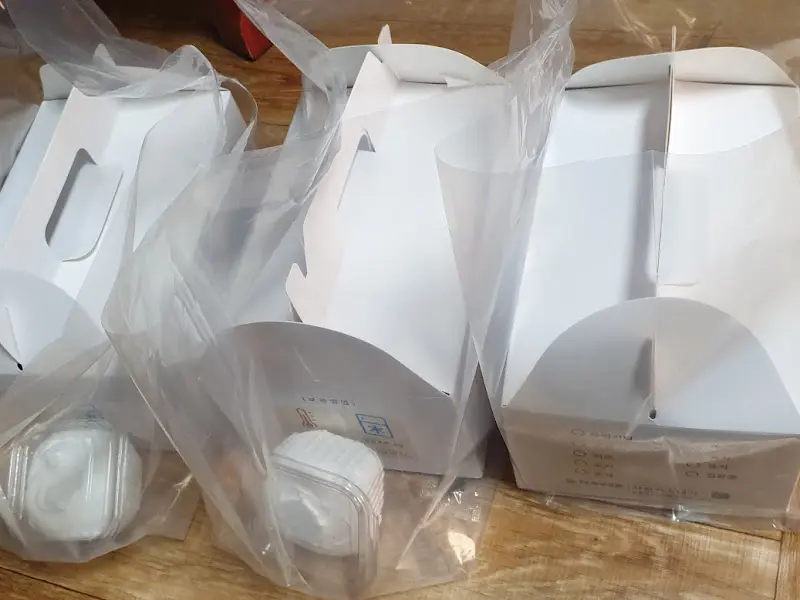 카스테라 포장 박스