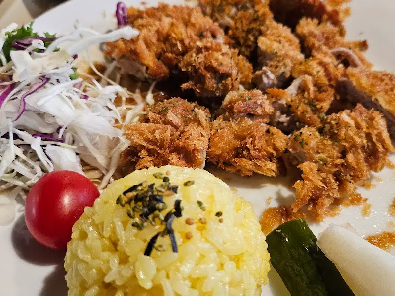 안심 돈까스 단면