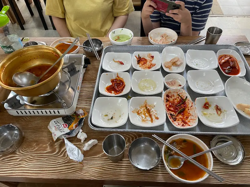 만경식당 식사 후 모습