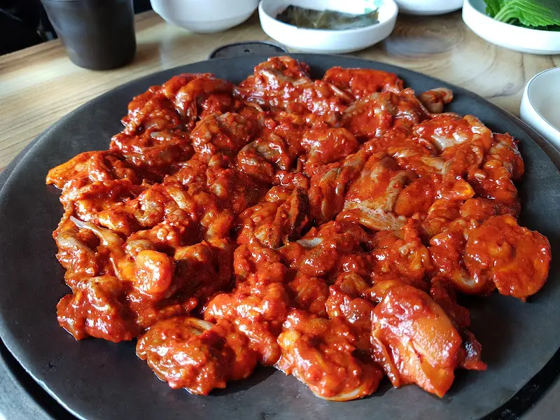 매콤한 쭈꾸미의 자태