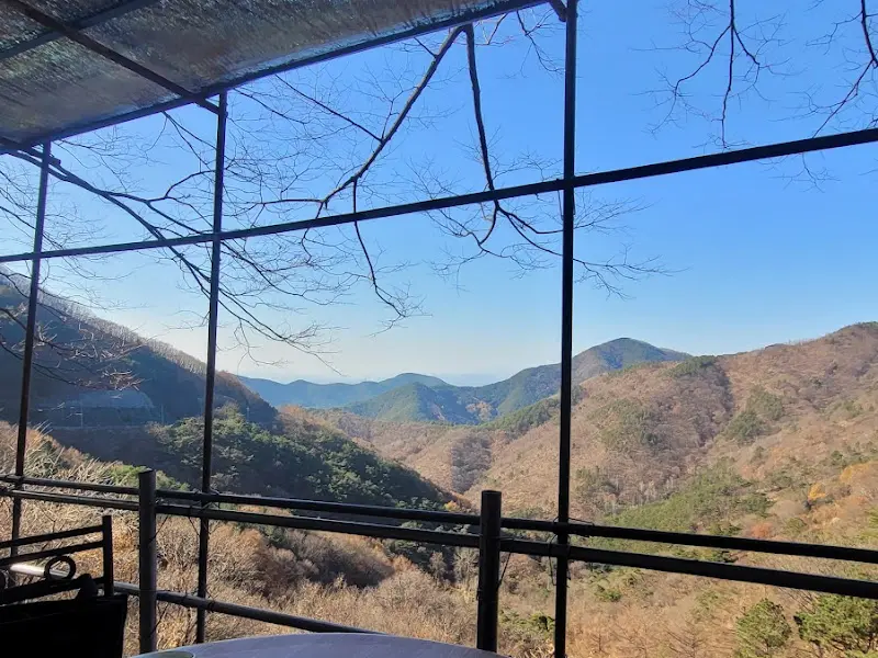 천왕재에서 바라본 풍경