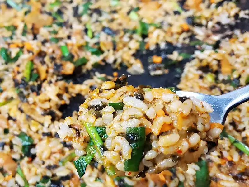 볶음밥의 환상적인 비주얼