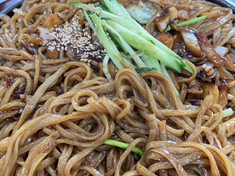 황제쟁반짜장 클로즈업