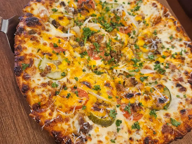 Cali Cali 치즈버거 피자