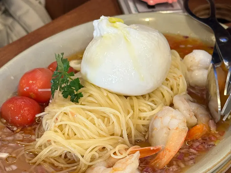 Cali Cali 콜드 부라타 파스타