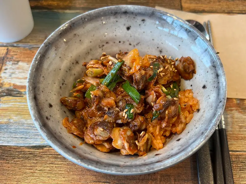 싱싱한 꼬막무침의 클로즈업