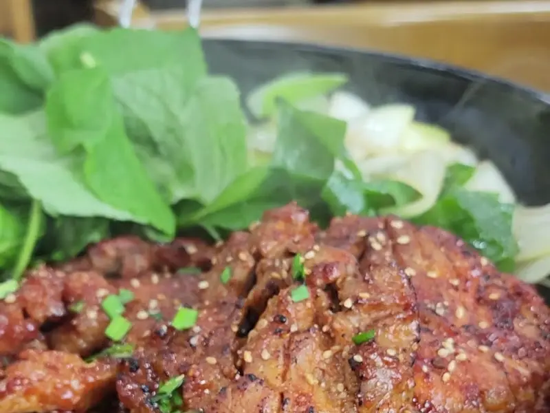 고추장불고기 근접샷