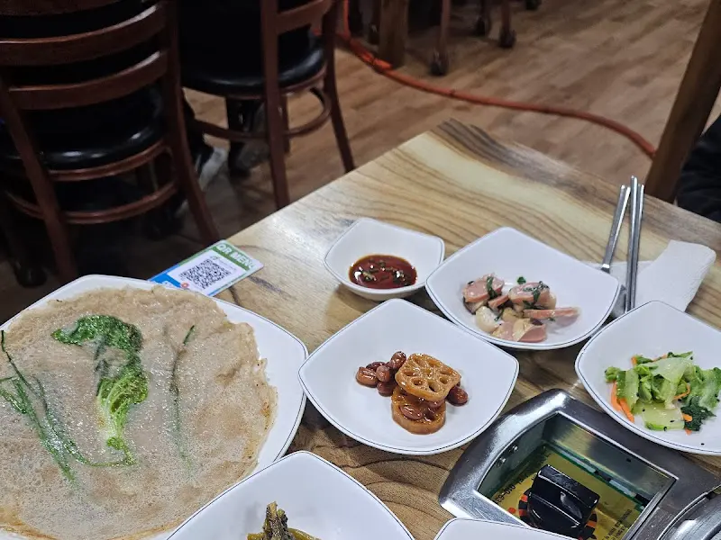 메밀전과 밑반찬