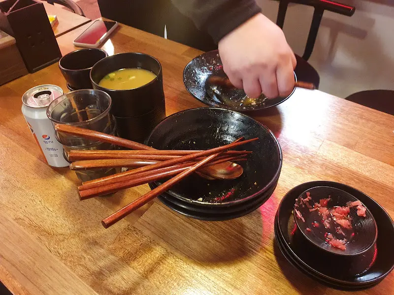 다 먹은 후 빈 그릇