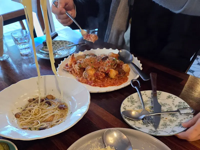 다양한 파스타와 리조또 메뉴