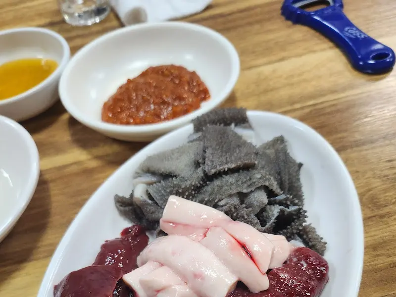 기본으로 제공되는 간, 천엽, 지라