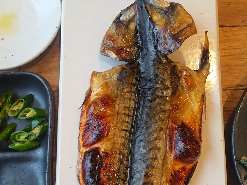 고등어구이 클로즈업