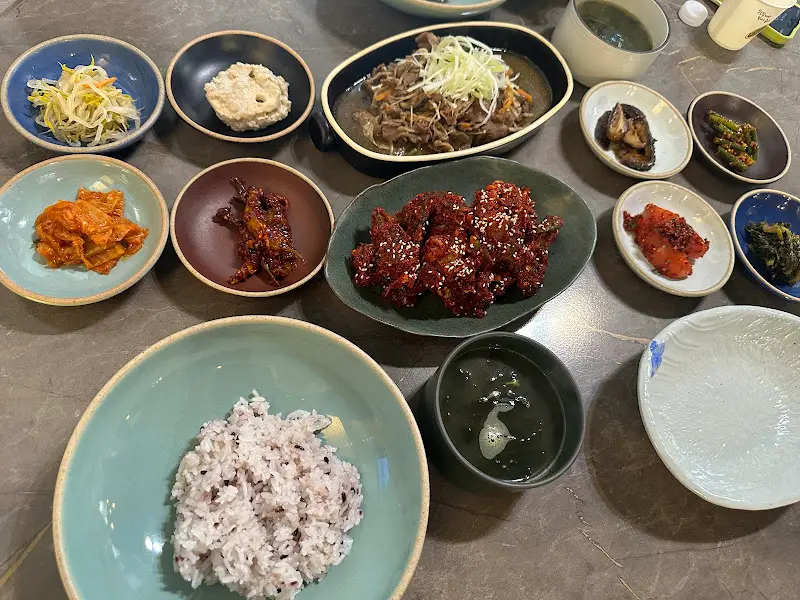 불고기 한정식 한 상 차림