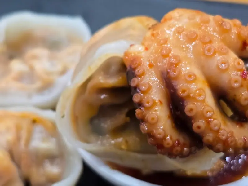 매콤한 쭈꾸미 만두