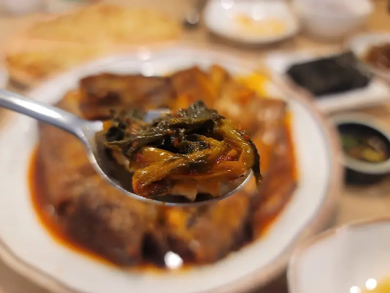 조림과 김치의 조합