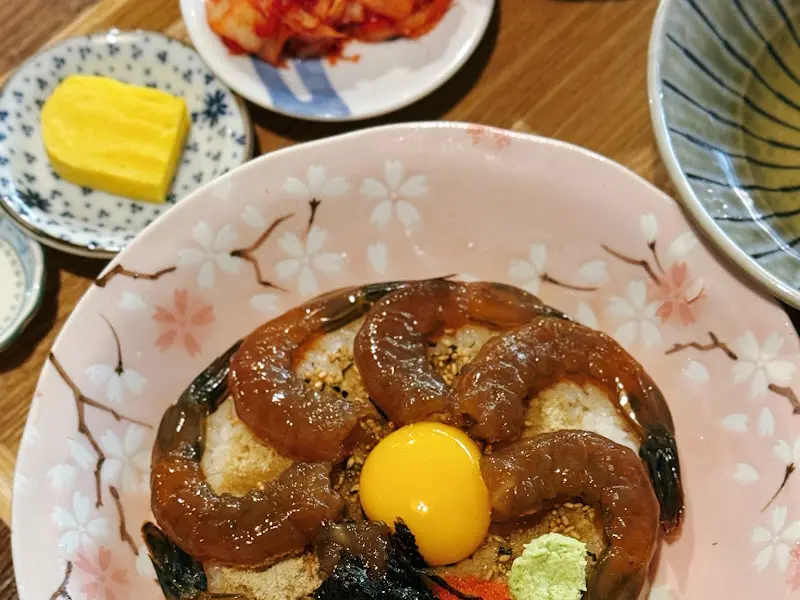 간장새우덮밥