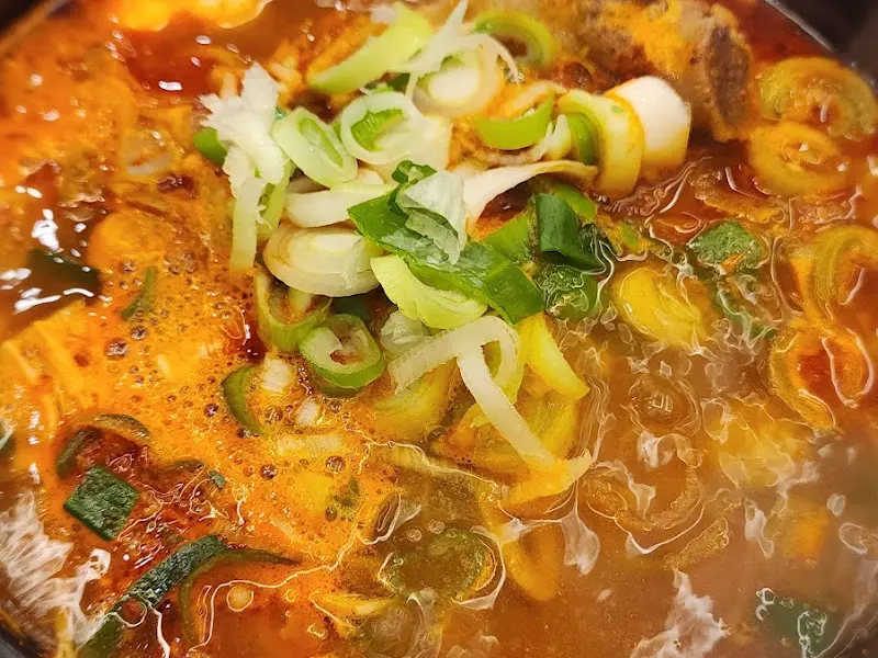 갈비탕 근접 샷