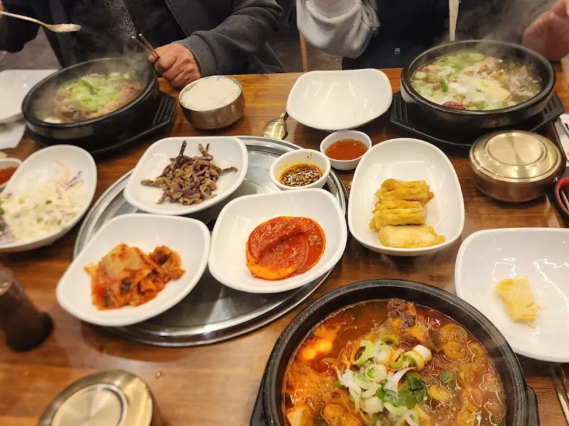 갈비탕 한 상 차림