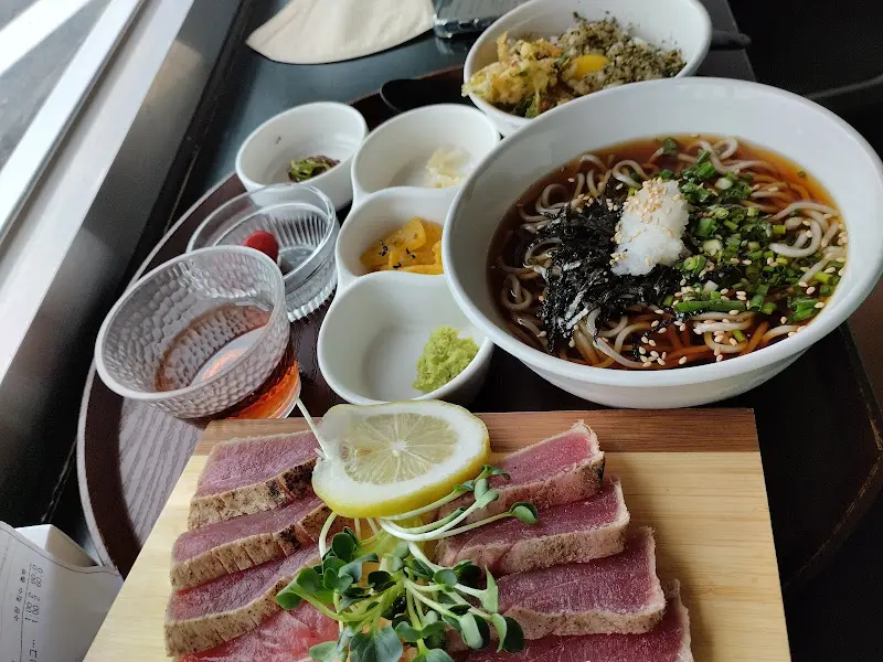 마구로 소바와 덴푸라