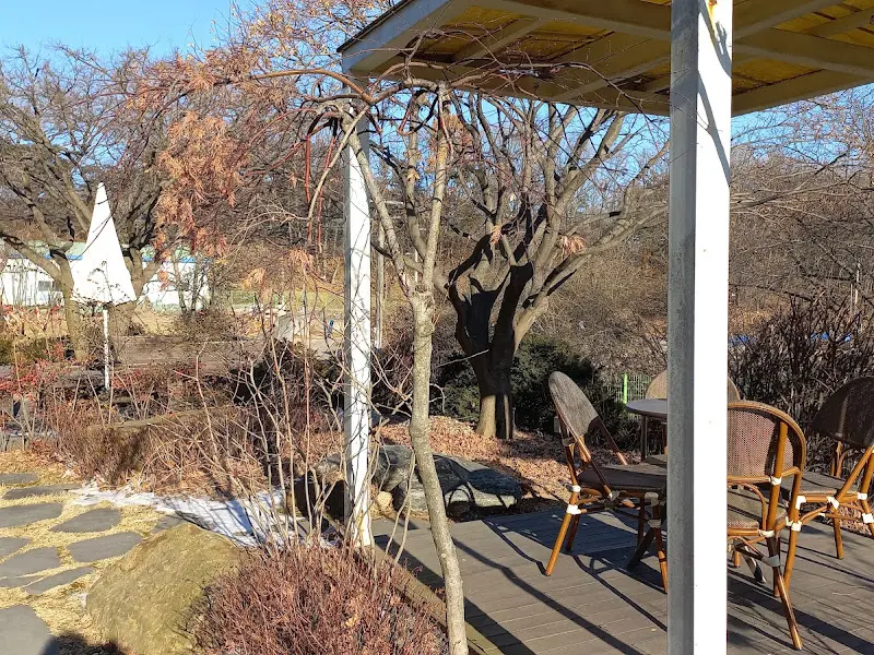 야외 테이블 파라솔