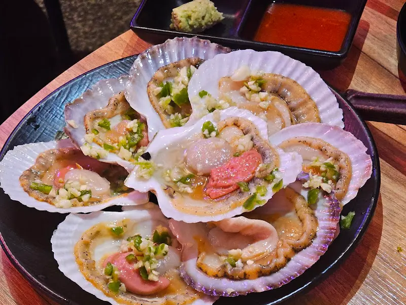 신선한 해산물 요리