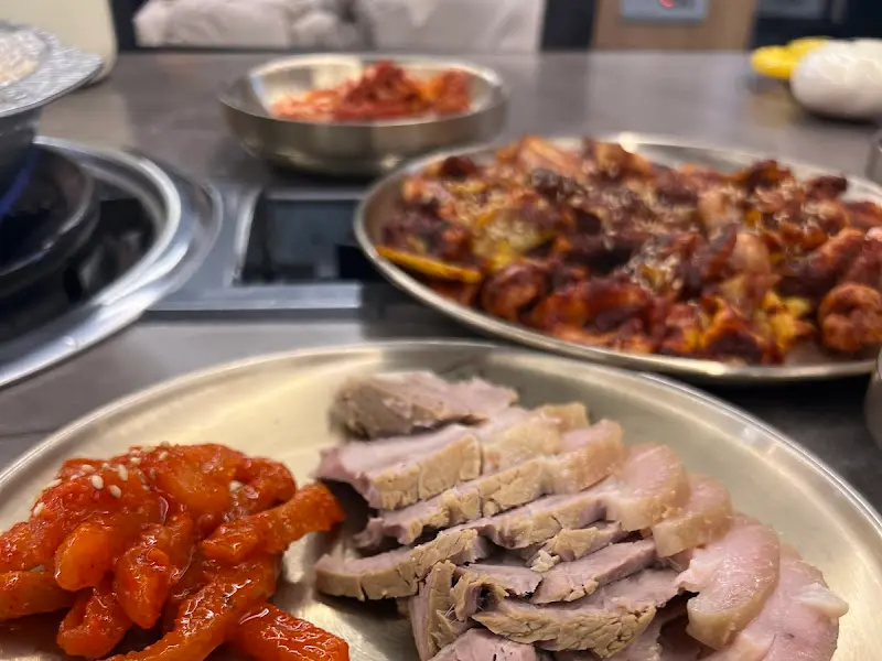 수육과 쭈꾸미의 환상적인 조합