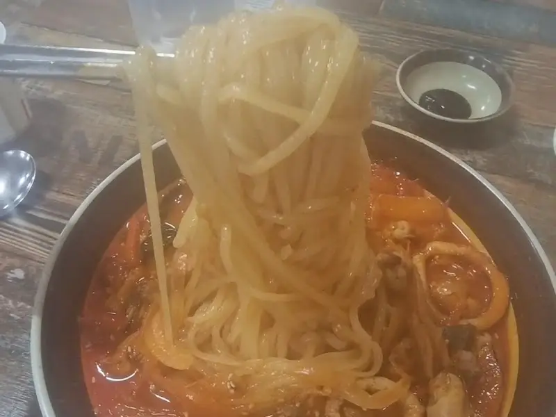 교동짬뽕 면발