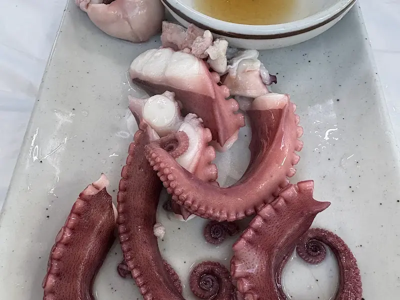 신선한 문어 숙회