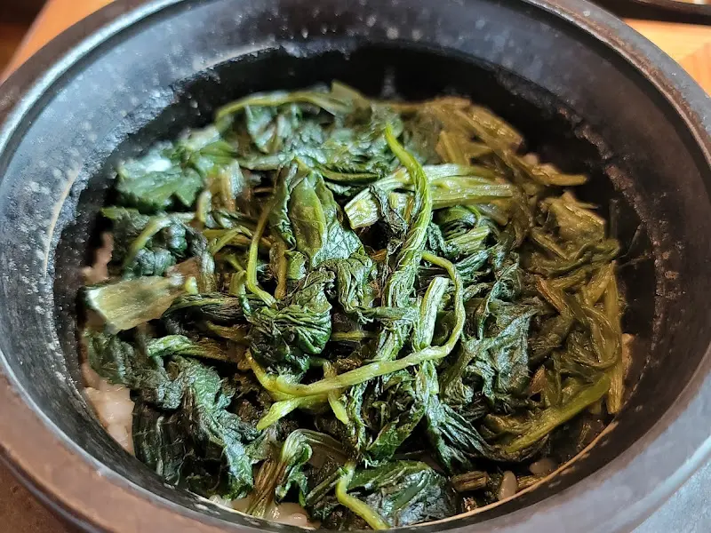 곤드레밥 근접샷