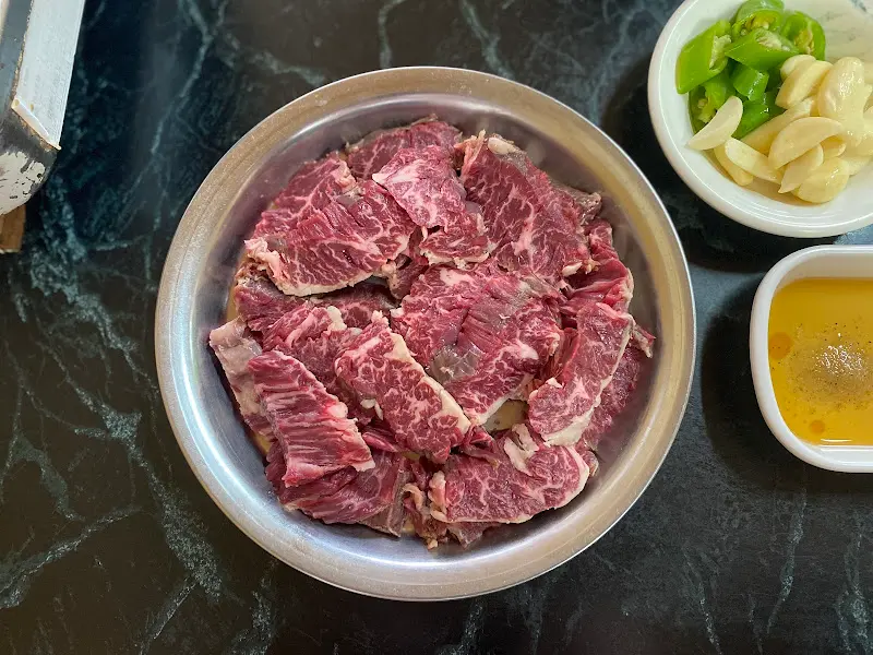 신선한 안창살 비주얼