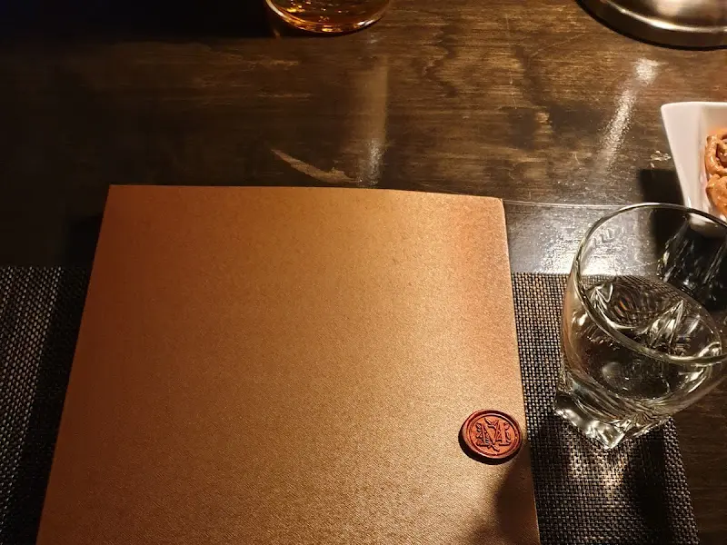 고급스러운 메뉴판