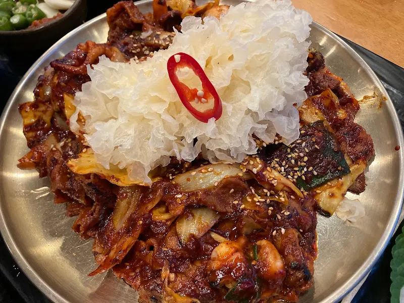 눈꽃낙지한상 근접샷